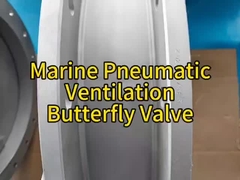 Válvula de borboleta de ventilação pneumática marítima