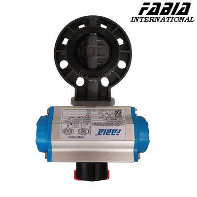 Soft Seal Pneumatic Butterfly Valve Clamp PVC Valve Lightweight and Cost-Effective