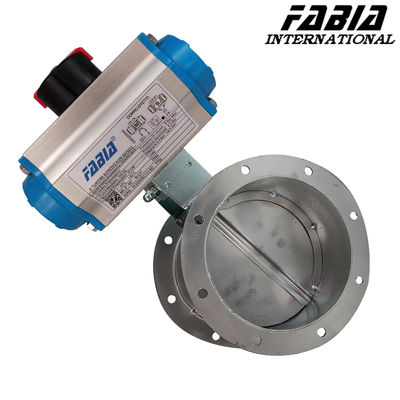 3" 4" 6 Inch Pneumatic Stainless Steel Flanged Butterfly Valve