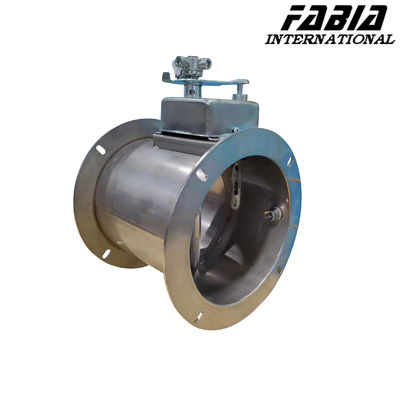 Stainless Steel Industrial Butterfly Valve Manual Air Valve For Large Diameter Flange