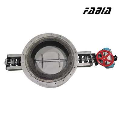 Stainless Steel Pipe Valve For High Temperature Flue Gas Control In Large Diameter Pipes