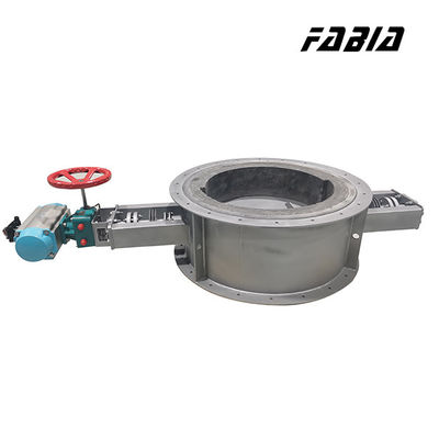 Stainless Steel Pipe Valve For High Temperature Flue Gas Control In Large Diameter Pipes