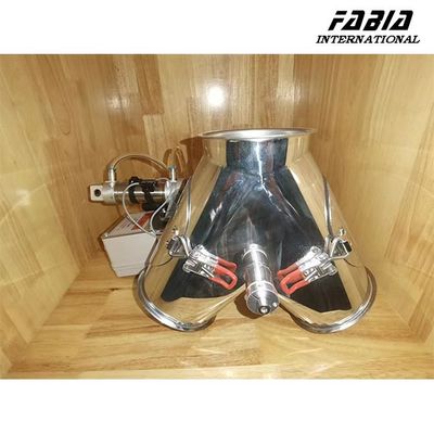 Pneumatic Three Way Switching Damper For Chemical Industry And Grain Transportation With High Performance