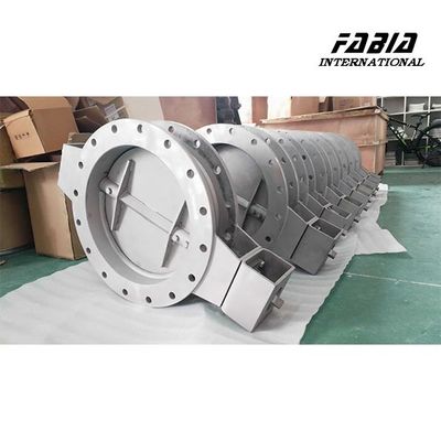 Pneumatic High Temperature  Smoke Butterfly Valve Good Regulation Performance For Power Station And Thermal Power Plant