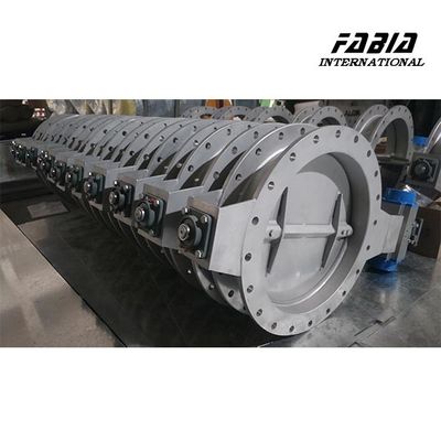RTO Combustion Furnace Pneumatic Gas  Butterfly Valve Wear Resistance For Hydroelectric And Mining Industries