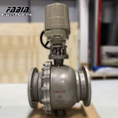 Large Size 20 Inch Two Pieces Ball Valve High Temperature High Pressure