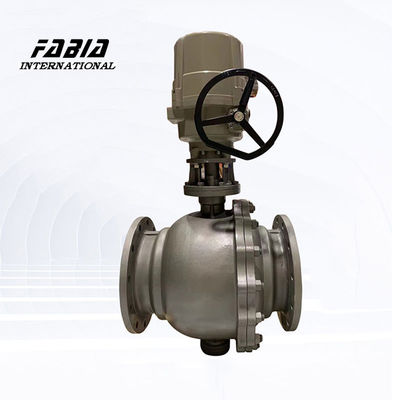 Large Size 20 Inch Two Pieces Ball Valve High Temperature High Pressure