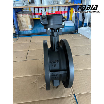 DN200 Worm Gear Manual Stainless  Steel High Perforamnce Double Eccentric Butterfly Valve Water Valve
