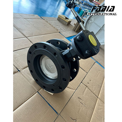 DN200 Worm Gear Manual Stainless  Steel High Perforamnce Double Eccentric Butterfly Valve Water Valve