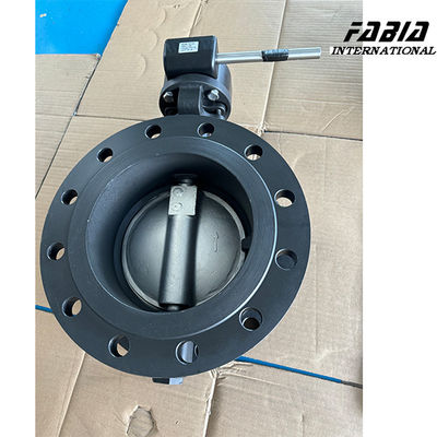 DN200 Manual Stainless  Steel High Pressure Double Eccentric Butterfly Water Valve