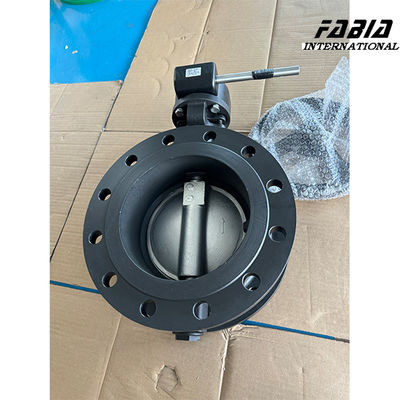DN200 Manual Stainless  Steel High Pressure Double Eccentric Butterfly Water Valve