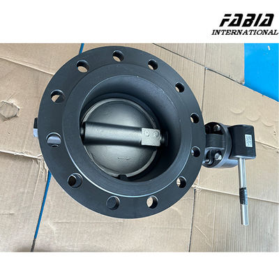 DN200 Manual Stainless  Steel High Pressure Double Eccentric Butterfly Water Valve