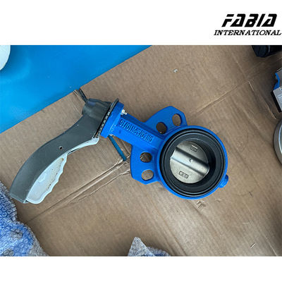 3 Inch Wafer WCB Manula Pneumatic Butterfly Valve High Sealing For Water Treatment Industry