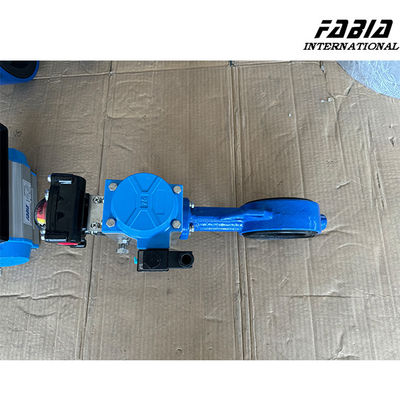 3 Inch Wafer WCB Manula Pneumatic Butterfly Valve High Sealing For Water Treatment Industry