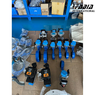 4 Inch Cast Iron Steel Pneumatic Wafer Type Butterfly Vlave High Pressure High Temperature