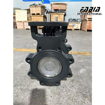 DN100 Electric WCB High Perforamnce Double Eccentric Butterfly Valve Lug Type Water Valve