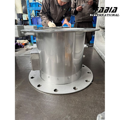 Stainless Non Return Damper Low Flow Flange Connection For Semiconductor And Ventilation And Exhaust System