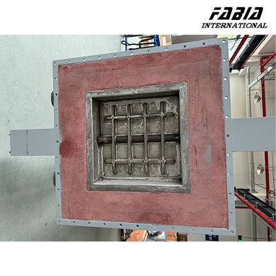 Ultra-High Temperature carbon steel pneumatic butterfly valve pouring valve