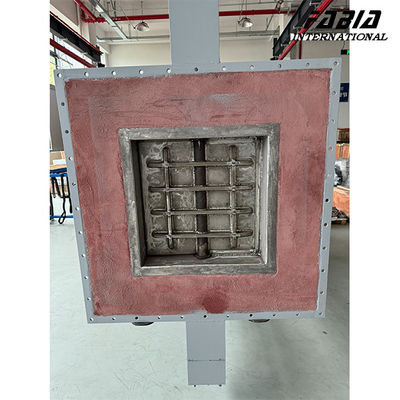 Ultra-High Temperature carbon steel pneumatic butterfly valve pouring valve