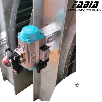 Customised valves Pneumatic Flue Flapper Valve Stainless Steel Gas Flapper Valve