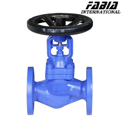 1 Flange de válvula globular de aço carbono válvula globular de alta temperatura