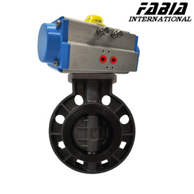 Soft Seal Pneumatic Butterfly Valve Clamp PVC Valve Lightweight and Cost-Effective