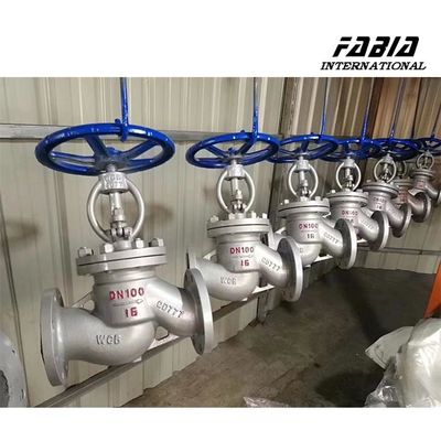 20 Inch WCB Globe Valve Excellent Sealing Performance For Food And Beverage Industry