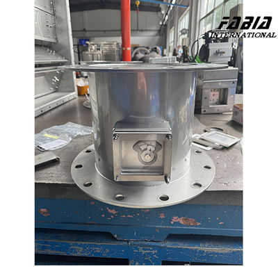Stainless Non Return Damper Low Flow Flange Connection For Semiconductor And Ventilation And Exhaust System