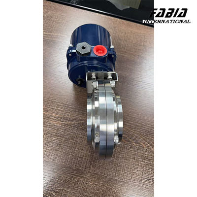 KF100 DN50 Stainless Steel Electric Butterfly Valve With Impact Structure And High Sealing Performance