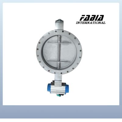 Flanca de regulação pneumática válvula borboleta fácil de operar Ampla gama de utilização