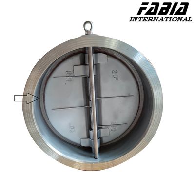 Válvula Borboleta Industrial Aço Inoxidável Grande Diâmetro DN500 Válvulas de Ventilação